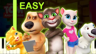 TALKING TOM AND FRIENDS THEME - EASY Piano Tutorial