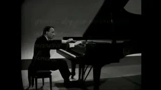 Arturo Benedetti Michelangeli plays Chopin Piano Sonata Op 35 B♭ minor Funeral March