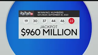 Saturday's Powerball drawing inching toward $1 billion