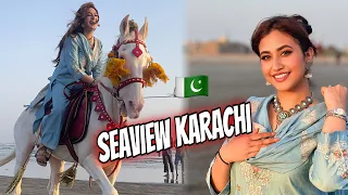 SeaView ma boht masti ki 😁 | bhai ki tabiyat khrab ho gai 🥲 | #alizehjamali