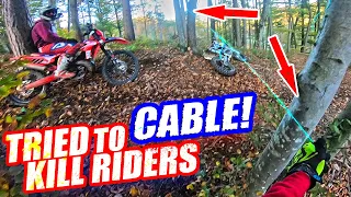 Angry Man Try To Kill Dirt Bikers - Death Wire Trap 2019