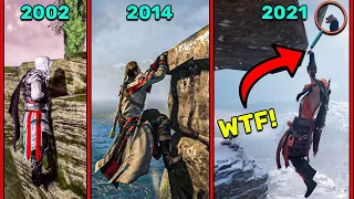 Evolution of Climbing Natural Rock Formations in Assassin's Creed Games (2007-2021)