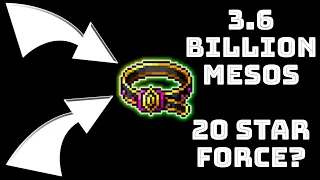 Maplestory Reboot 2022: 3.6 Billion Meso Star Force Spending Spree