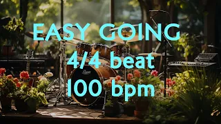 4/4 Drum Beat - 100 BPM - EASY GOING - Lets Jam