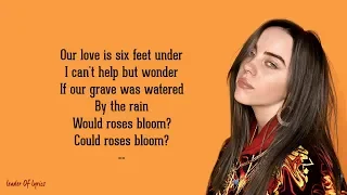 Billie Eilish - SIX FEET UNDER (Lyrics)