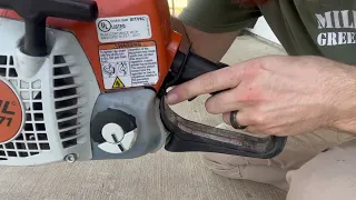 How to Start Stihl Chainsaw Without Flooding It