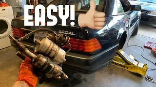 Replacing a Fuel Pump on the Mercedes! | R129