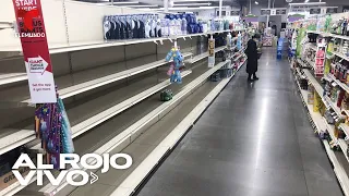 Realizan compras de pánico ante nueva ola de COVID-19 | Al Rojo Vivo | Telemundo