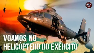 Voamos no HELICÓPTERO DO EXÉRCITO - Treinamento de RAPEL