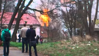 Fire in Kobylisy, Prague