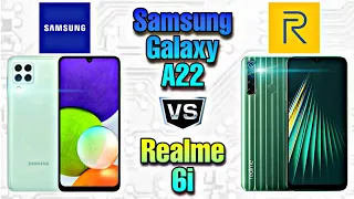 Samsung Galaxy A22 4G vs Realme 6i | Specification | Comparison | Features | Price