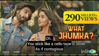 WHAT JHUMKA SONG.Alia.Ranveer Singh