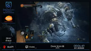 Dark Souls III  Any% | Благотворительный марафон Speedsouls