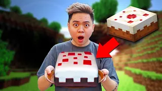 24 JAM CUMA MAKANAN MINECRAFT DI DUNIA NYATA!