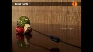 Maya Organic Wooden Action Toy - Tuttu Turtle
