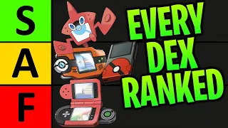 Ranking Every Regional Dex in Pokemon