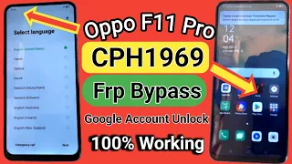 Oppo F11 Pro Frp Bypass l Without Pc 100% Working l Oppo CPH1969 Google Account Bypass l