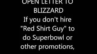 Hey Blizzard - Hire Red Shirt Guy!!