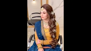 Ushna Shah Bridal Look | Pakistani Bride | Mehndi Look