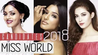 ALL CANDIDATES OF MISS WORLD 2018 -  Who's Your Favorites?