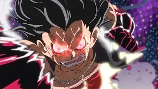 Luffy Snake Man vs  Katakuri Full Fight   One Piece