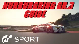 GT Sport Nurburgring GP GR.3 New Guide pedal + wheel Camera - Top 10 Stars