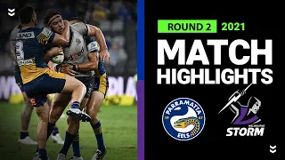 Eels v Storm Match Highlights | Round 2 2021 | Telstra Premiership | NRL