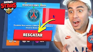 GANHEI O NOVO DESAFIO DO PSG E SURPRESAS ACONTECERAM... BRAWL STARS!!