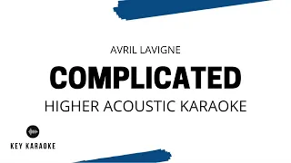 Complicated (Higher Key) Acoustic Karaoke/Instrumental Avril Lavigne