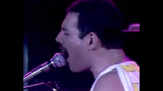 Bohemian Rhapsody and Radio Ga Ga Wembley 7-12 with overdubs removed (shortened)