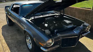 Surprising my Dad with a new SBC 350 in his 70 Camaro. 🇺🇸🇺🇸🇺🇸🦅🦅🦅🇺🇸🇺🇸🇺🇸