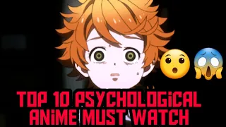 Top 10 Psychological Thriller Anime MUST WATCH