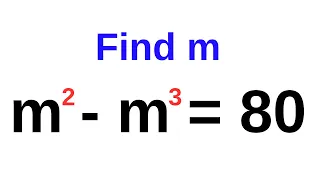 Math Olympiad | Can You Solve This Exponential Equation? Find “m”