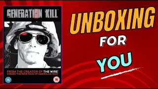 Generation Kill Bluray Unboxing!