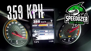 GAD tuned AMG GT acceleration 150 - 359 kph top speed ► #SPEEDOZER | best in pace