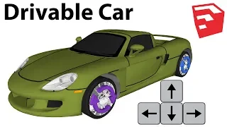 How to Make Drivable Car in SketchUp With MsPhysics