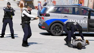 [GTA 5] UNE VOITURE FONCE SUR LA PLAGE - LA POLICE INTERVIENT | LSPDFR #618