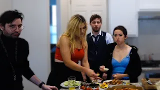 Streamers in the kitchen.. ( Sodapoppin, Maya , Cyr Nick & Malena )