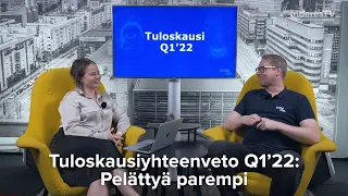 Tuloskausiyhteenveto Q1'22: Pelättyä parempi