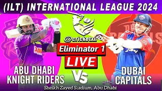 live Abu Dhabi Knight Riders vs Dubai Capitals | ADKR vs DC Eliminator 1, ILT20 2024