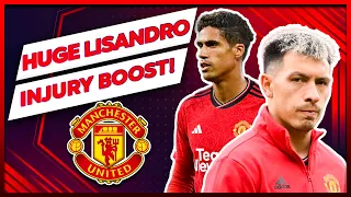 🛑 HUGE LISANDRO INURY RETURN BOOST!! ten hag and varane FACE TO FACE talks!!