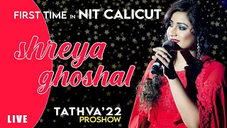 Shreya Ghosal live concert || NIT Calicut TATHVA'22 Pre-Show || #nitcalicut #tathva #shreyaghoshal