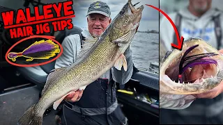 How to Fish Hair Jigs to Catch More Walleye