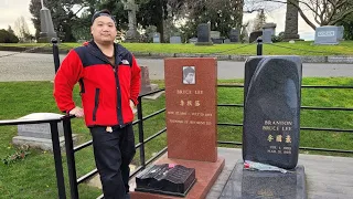 Bruce Lee visit at his Grave Site Seattle Washington