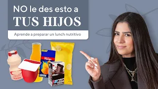 Alimentación en niños | 3 opciones de lunch saludable