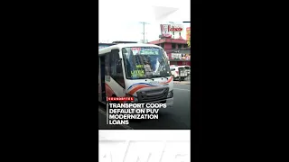 Transport coops default on PUV modernization loans | ANC