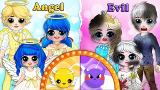 ANGEL or DEVIL: Miraculous Ladybug Family and Frozel Elsa Family | 35 Best DIY Arts & Crafts