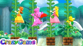 Mario Party 9 Step It Up - Daisy vs Koopa vs Peach vs Birdo Master Difficult | Crazygaminghub