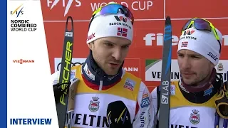 Schmid / Graabak (Norway) | "I knew I was pretty fast" | Val di Fiemme | TSP | FIS Nordic Combined