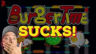 Burger Time (NES) Game Over Review